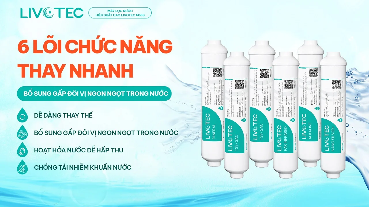 6 lõi chức năng dạng rời hiệu suất cao