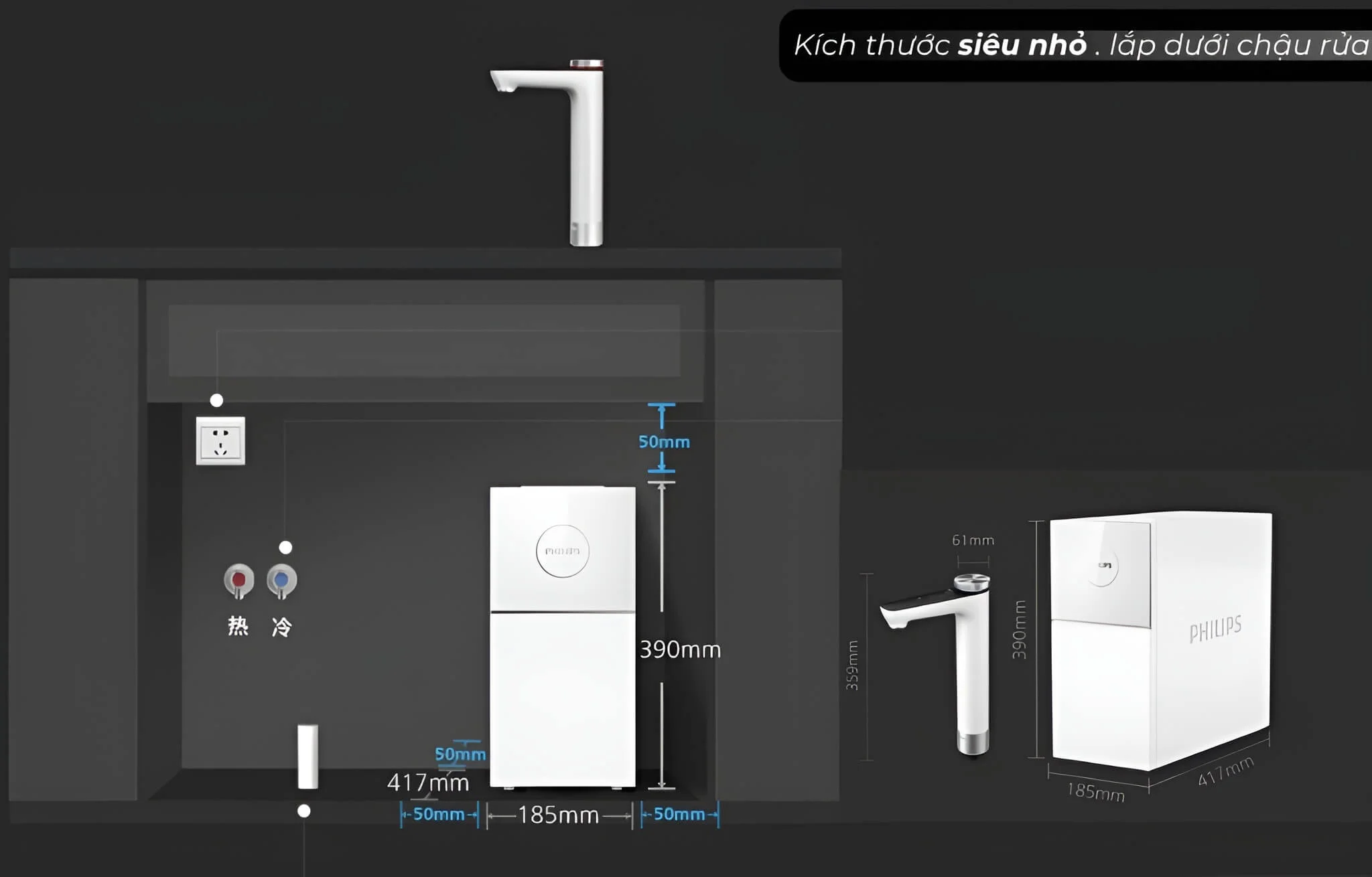 Sản phẩm với thiết kế nhỏ gọn nhưng tích hợp nhiều chức năng tiện lợi