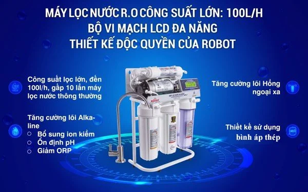 Tính năng nổi bật của máy lọc nước RO Robot ALPHA 939G