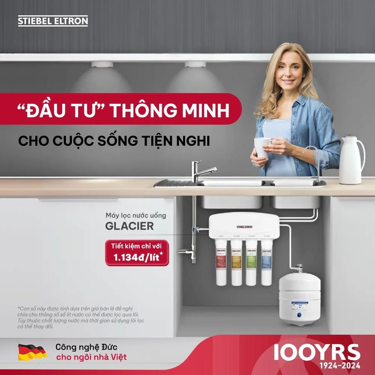 Tính năng nổi bật của máy lọc nước RO Stiebel Eltron Glacier