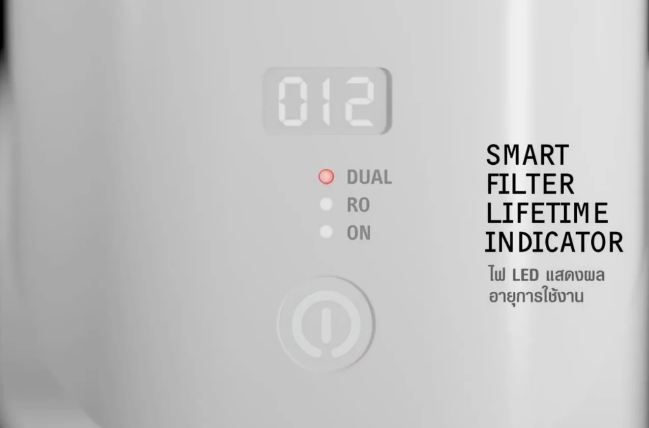 Đèn cảnh báo thay lõi lọc khi đến hạn