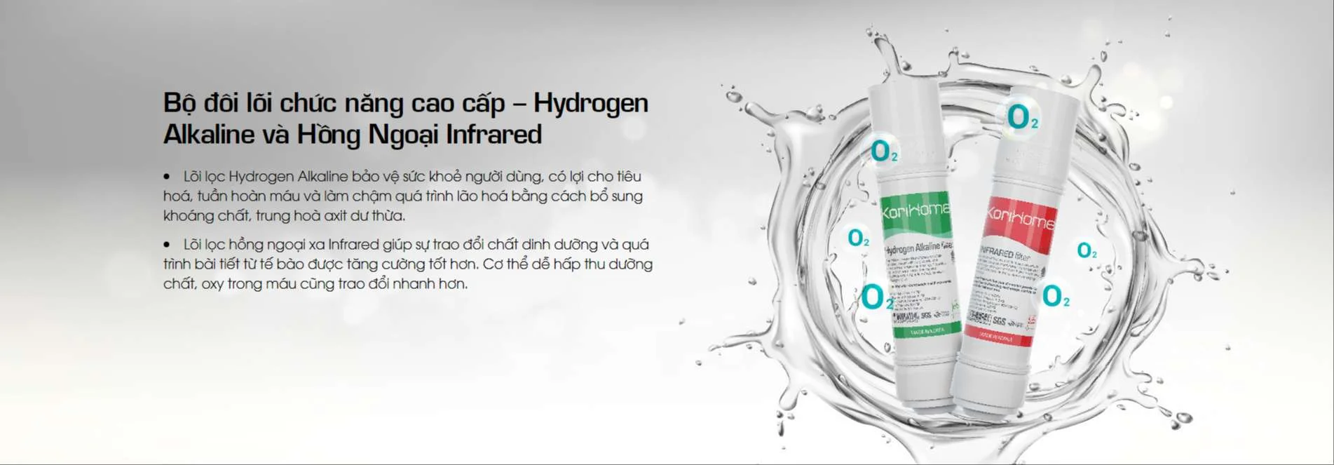 Bộ đôi Hydrogen Alkaline và Infrared cao cấp