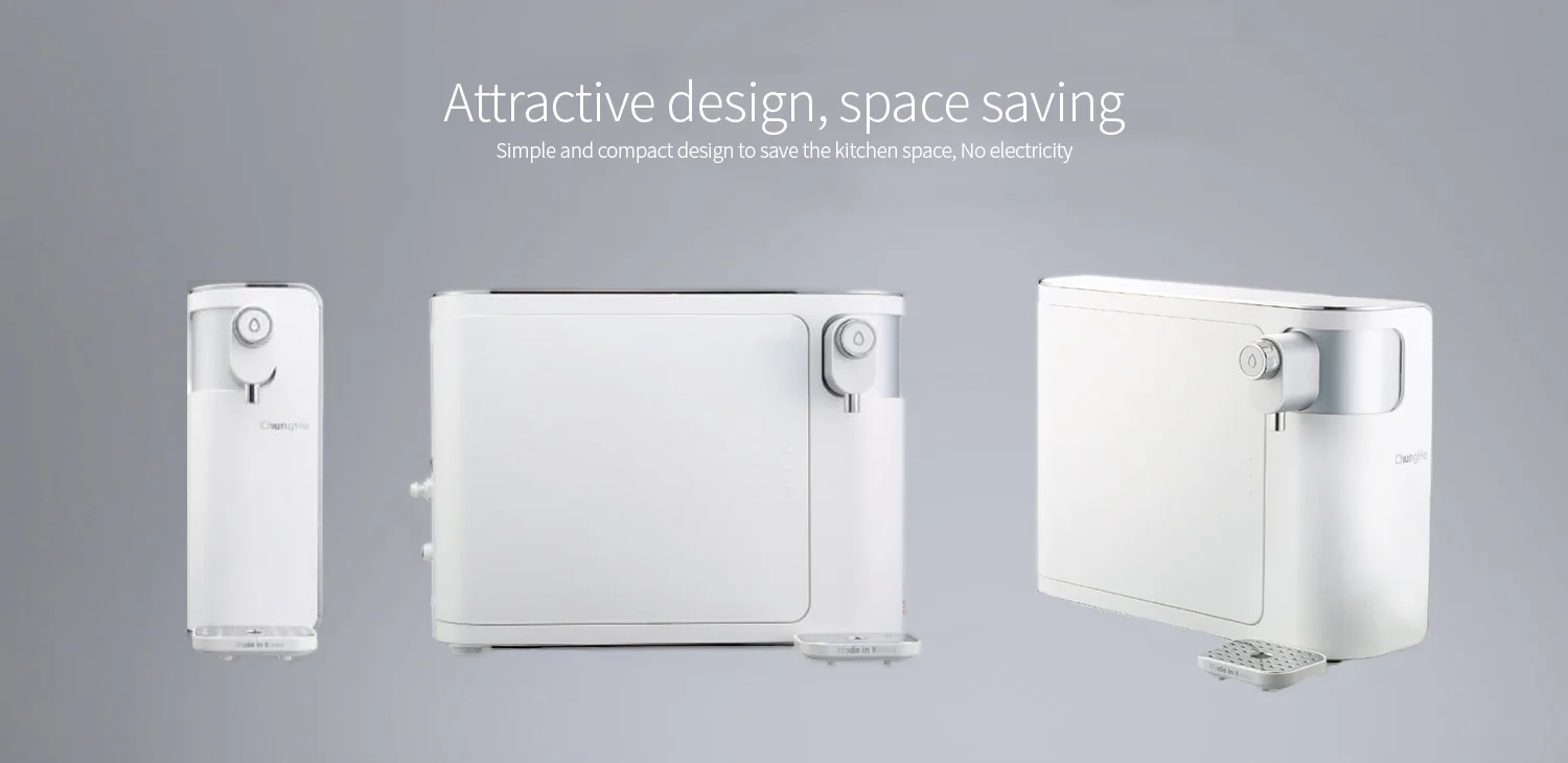 Sản phẩm với thiết kế dễ sử dụng, khay đựng nước thừa dễ dàng vệ sinh, màu trắng trang nhã