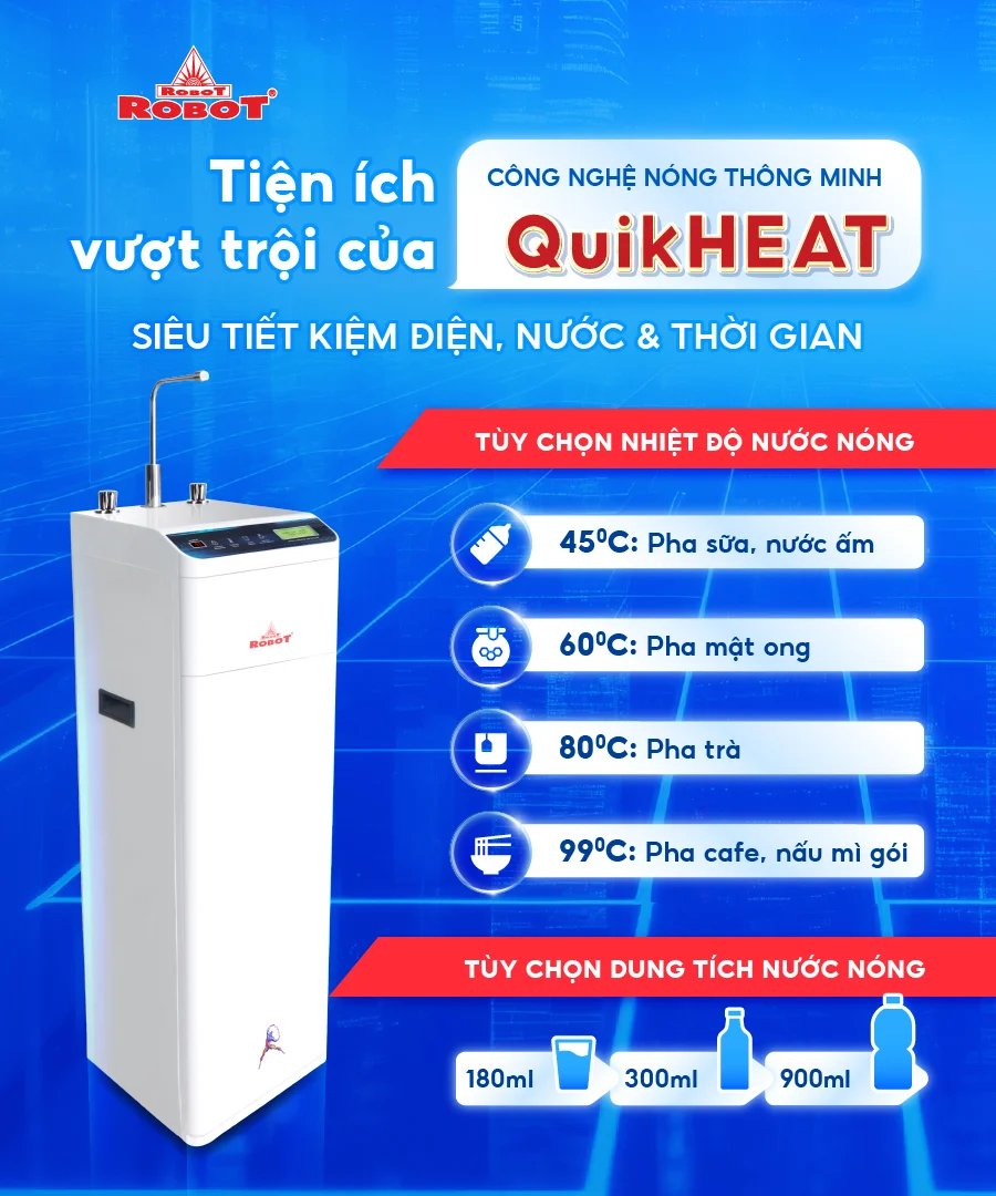Công nghệ nóng thông minh QuikHeat