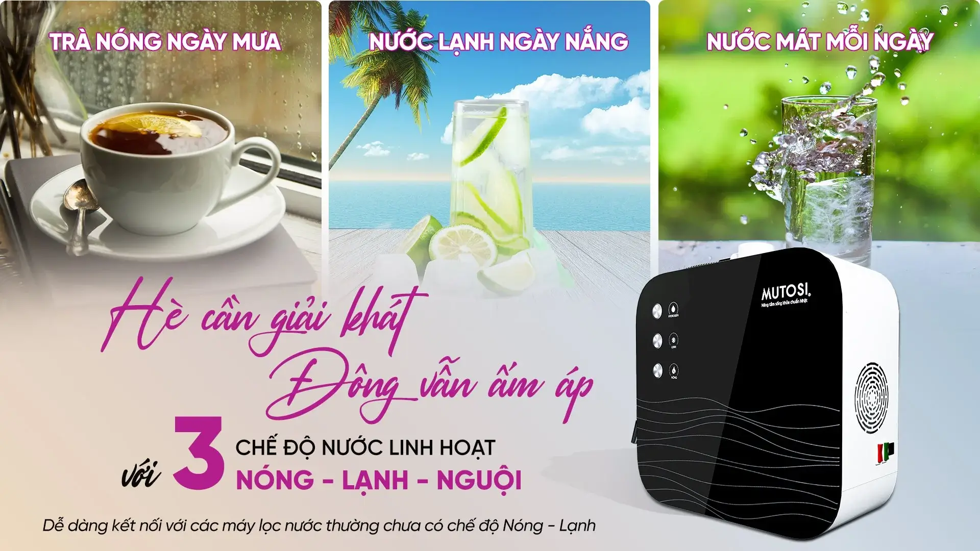 Nước kiềm có thể được sử dụng với nhiều mục đích khác nhau như uống, pha trà, nấu ăn, pha sữa