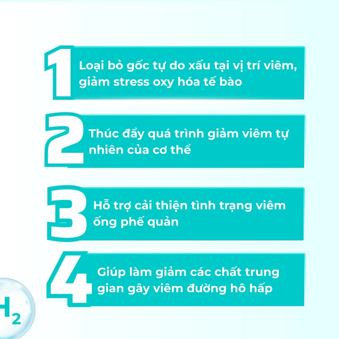 Lợi ích khi uống nước Hydro