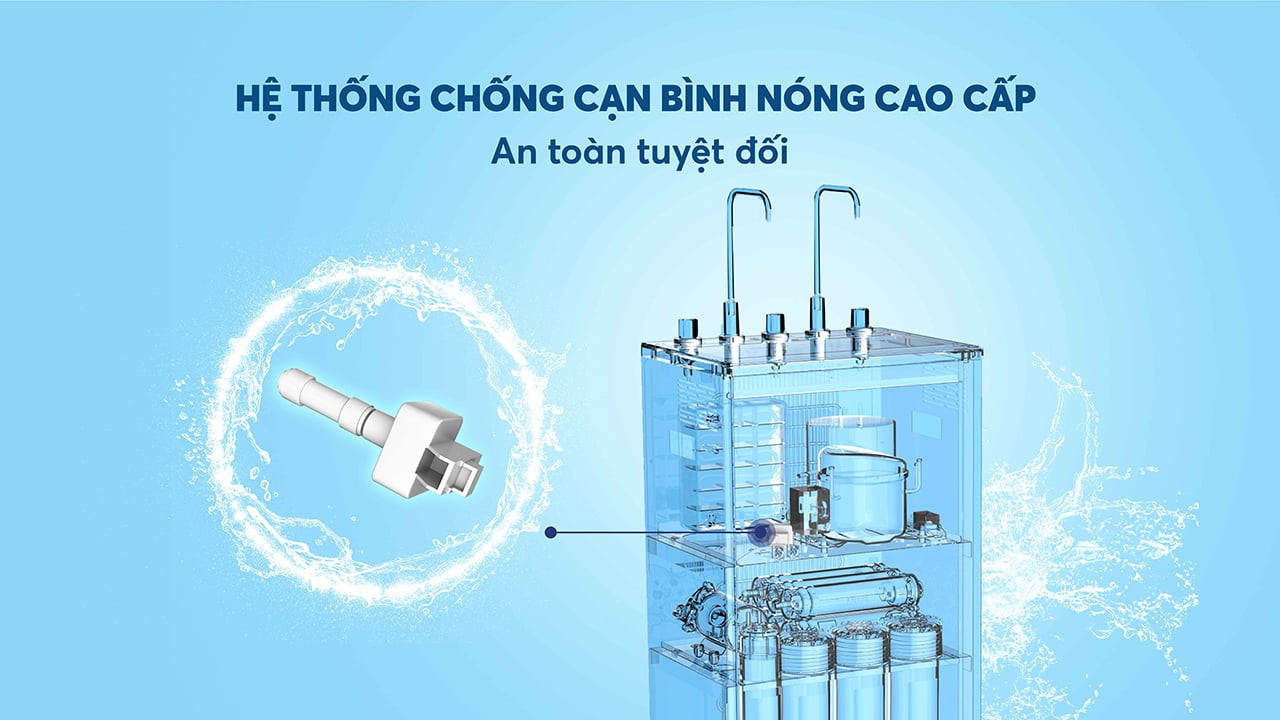 Công nghệ của Karofi I55 giúp tiết kiệm điện cho cả cụm nóng và lạnh