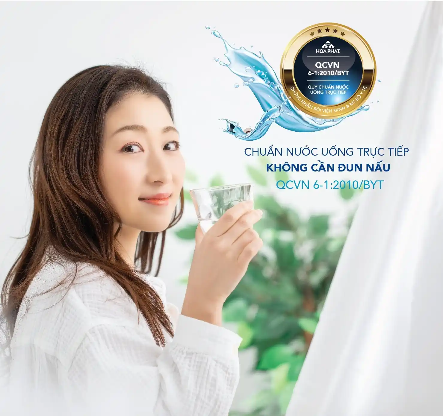 Nước sau lọc chuẩn tinh khiết