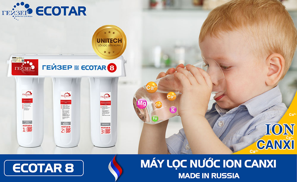 Máy lọc nước Nano Geyser Ecotar 8