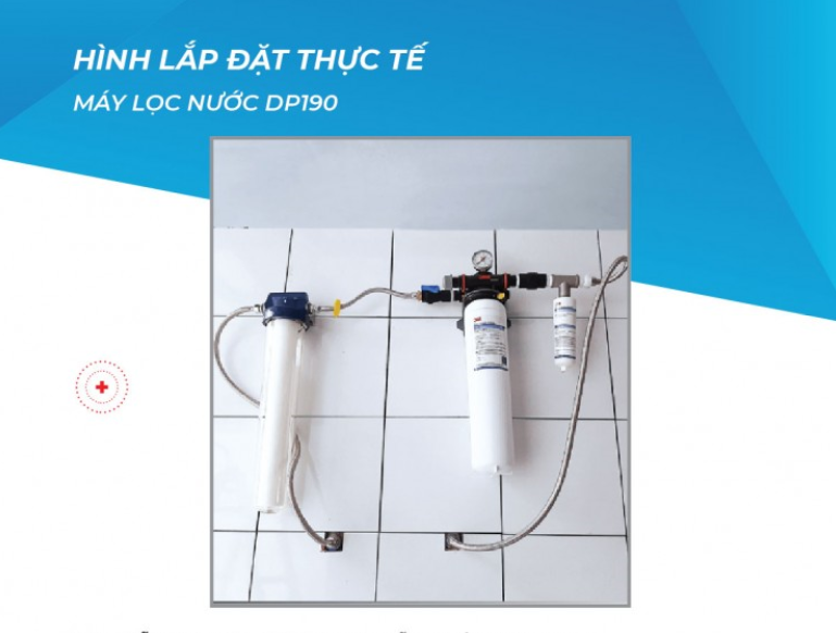 Hình ảnh thực tế của máy lọc nước Nano công suất lớn 3M DP190