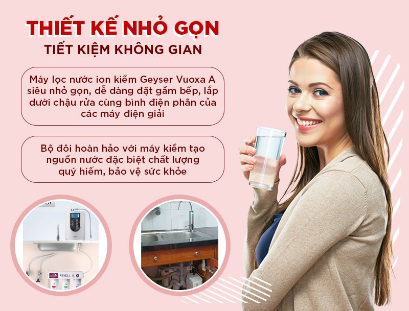 Bộ tiền lọc cho máy lọc nước ION Kiềm Geyser VuoxaA