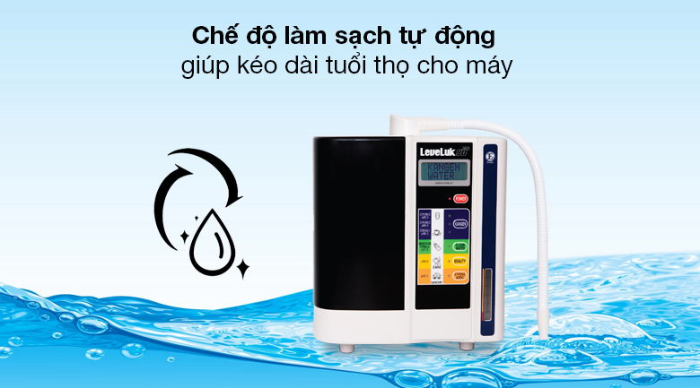 Chế độ làm sạch tự động của Kangen LeveLuk SD501