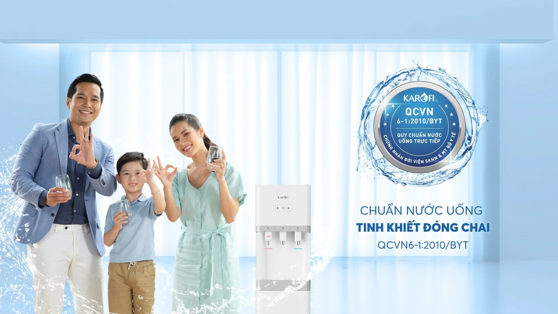 Nước sau lọc chuẩn nước tinh khiết