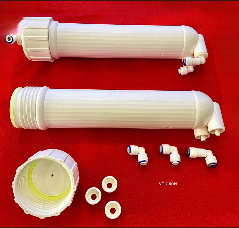 Vỏ màng lõi RO 2 ron, dạng nhám sọc