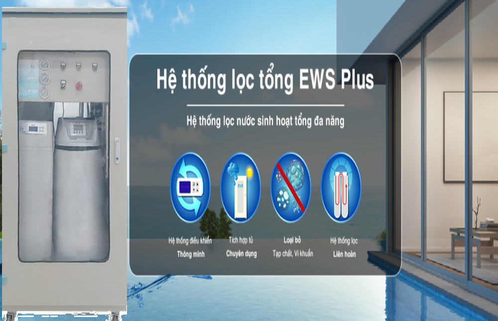 Hệ thống lọc tổng nước sinh hoạt EWS Smart Plus