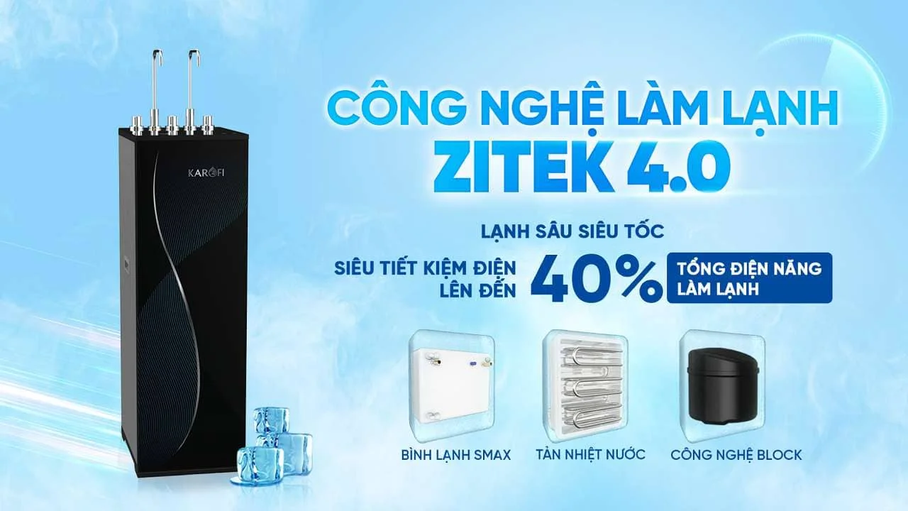 Công nghệ làm lạnh Zitek 4.0 hiện đại bậc nhất