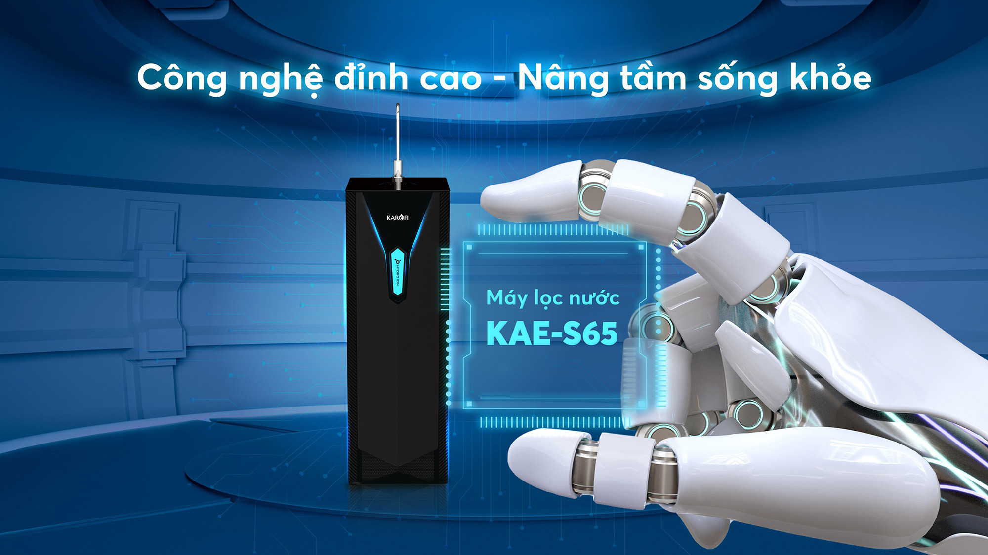 Giới thiệu về máy lọc nước Hydro-Ion Karofi KAE-S65