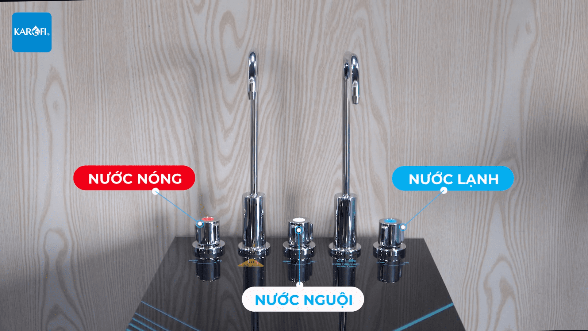 Ba chế độ nước Nóng - Lạnh - Nguội tiện lợi