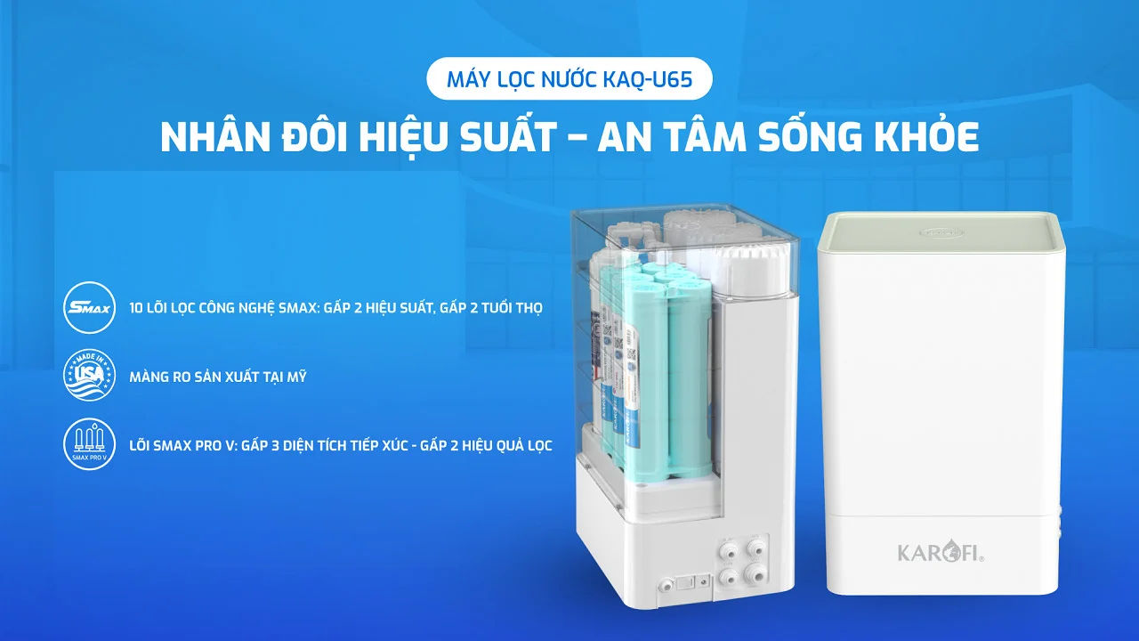 Giới thiệu về máy lọc nước RO Karofi KAQ-U65