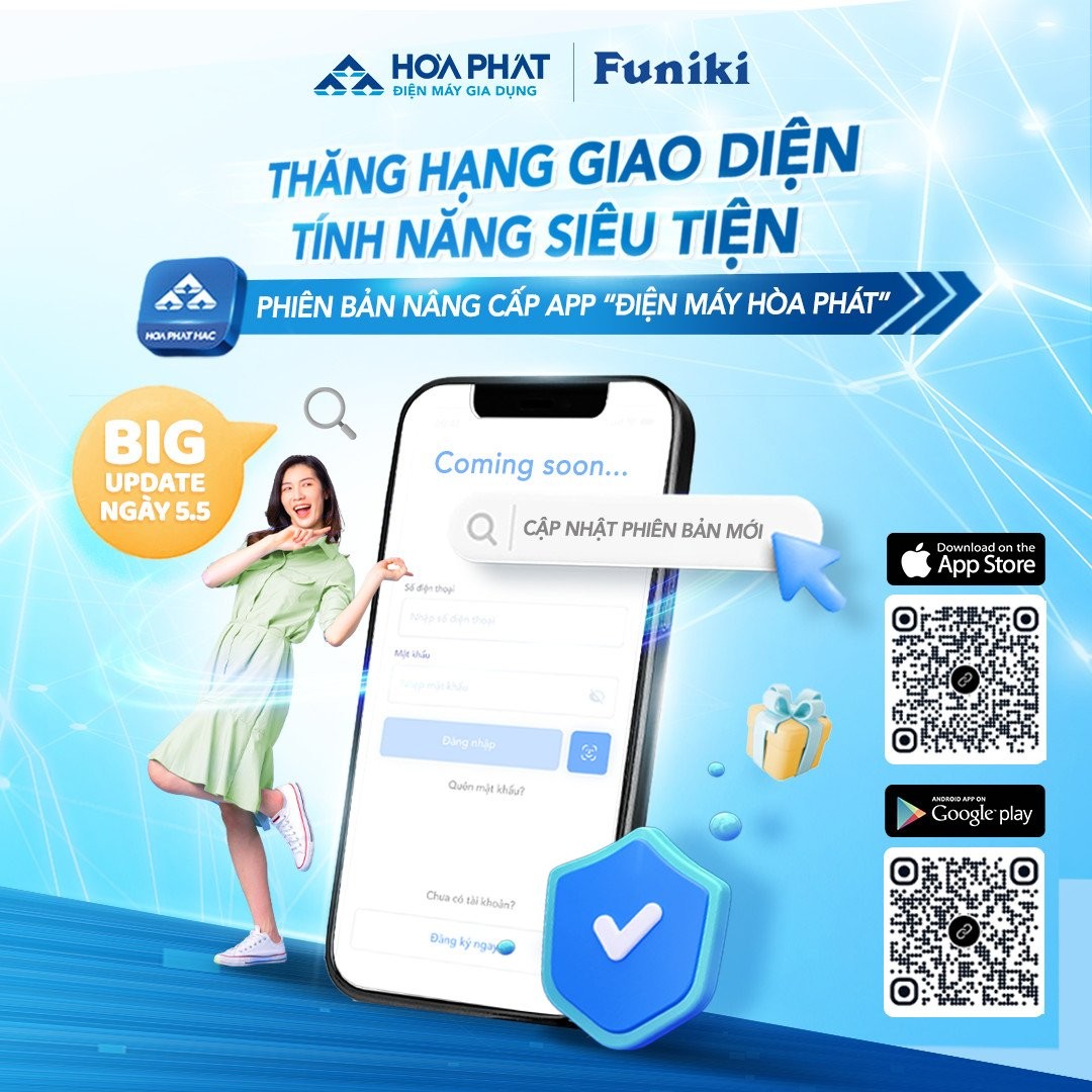 Nhấn vào link trên hoặc quét mã QR trên ảnh để tận hưởng ngay những tính năng hay của app mới