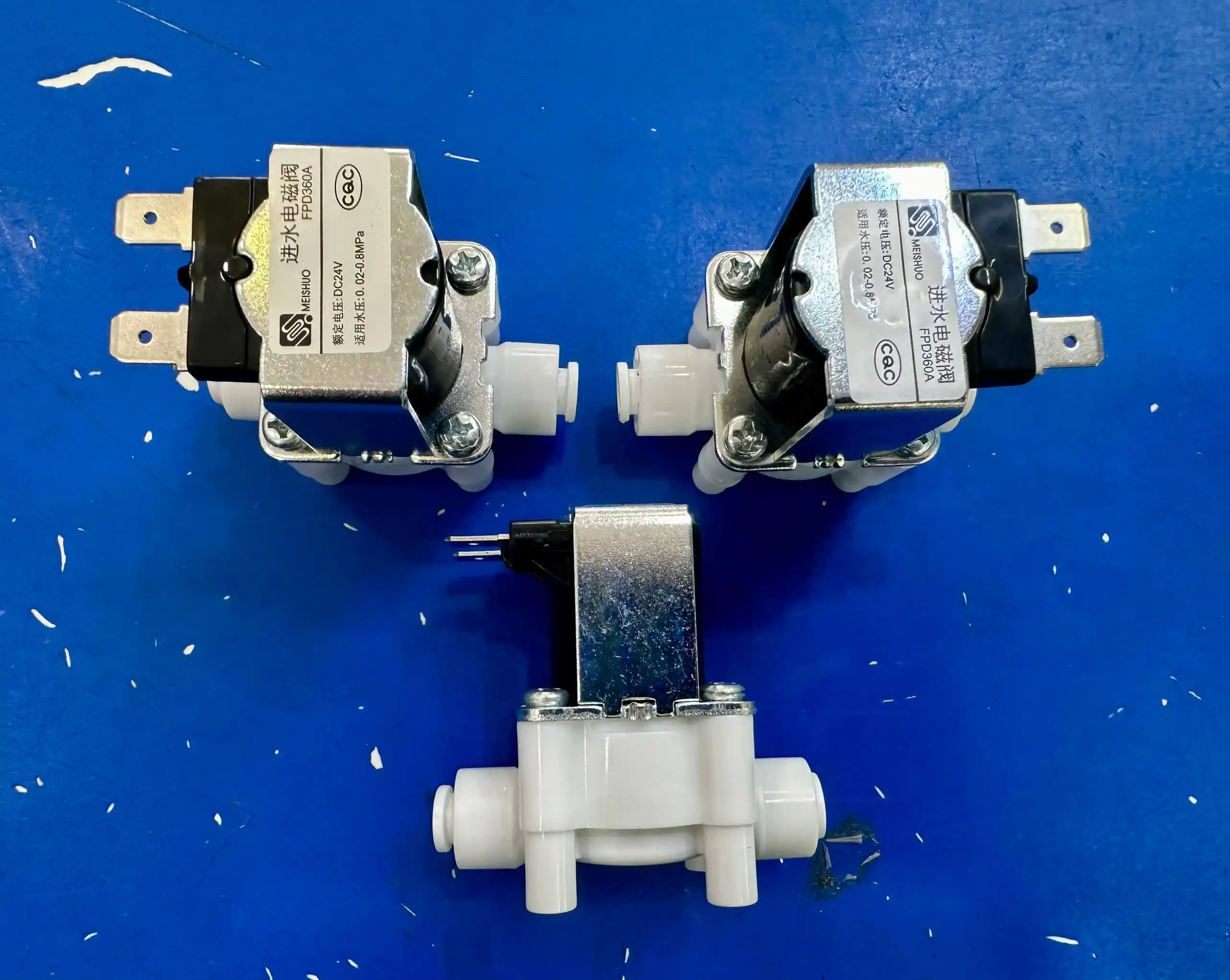 Van điện từ 24V nối nhanh phi 6