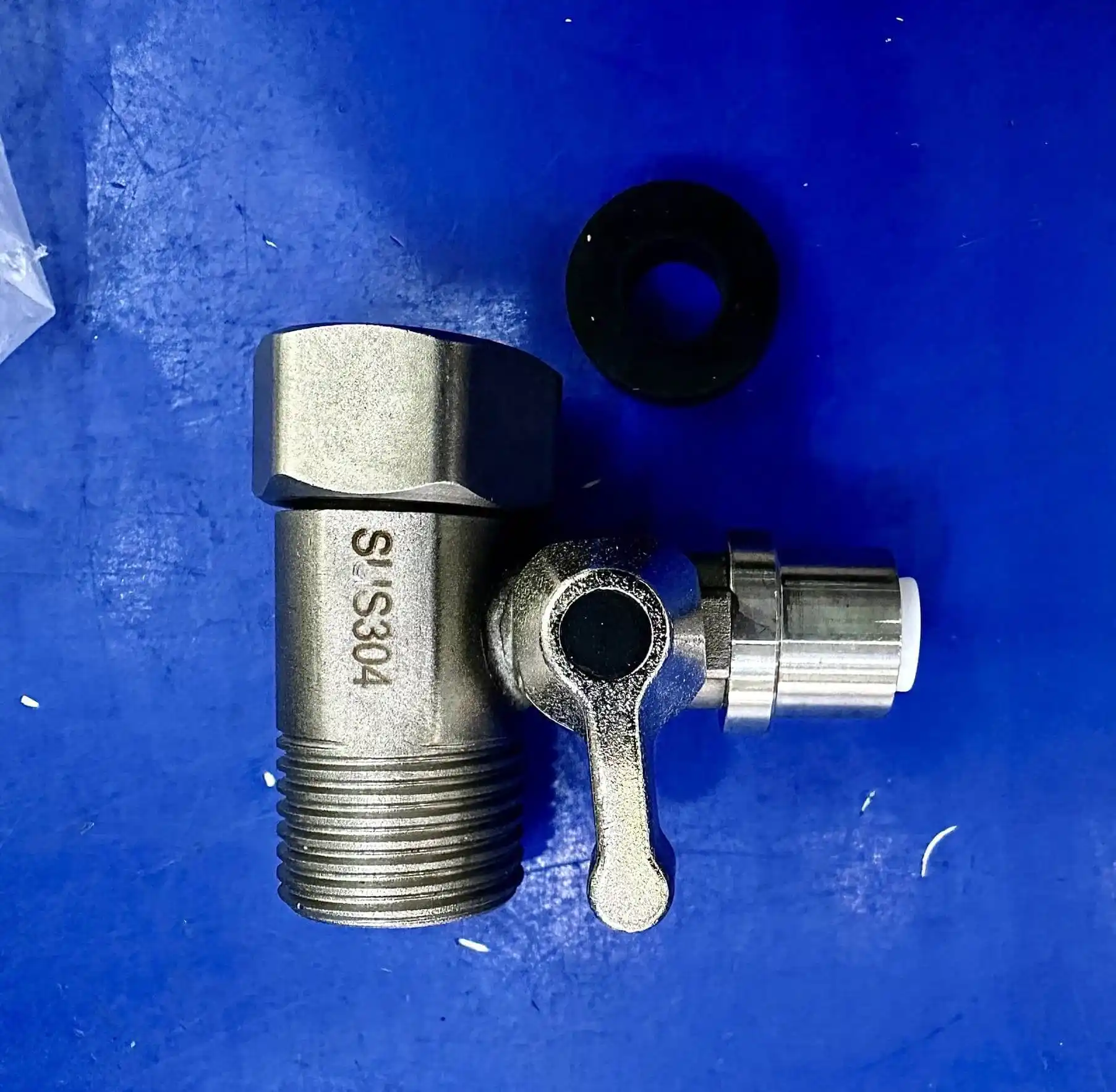 Van nguồn inox nối nhanh phi 6