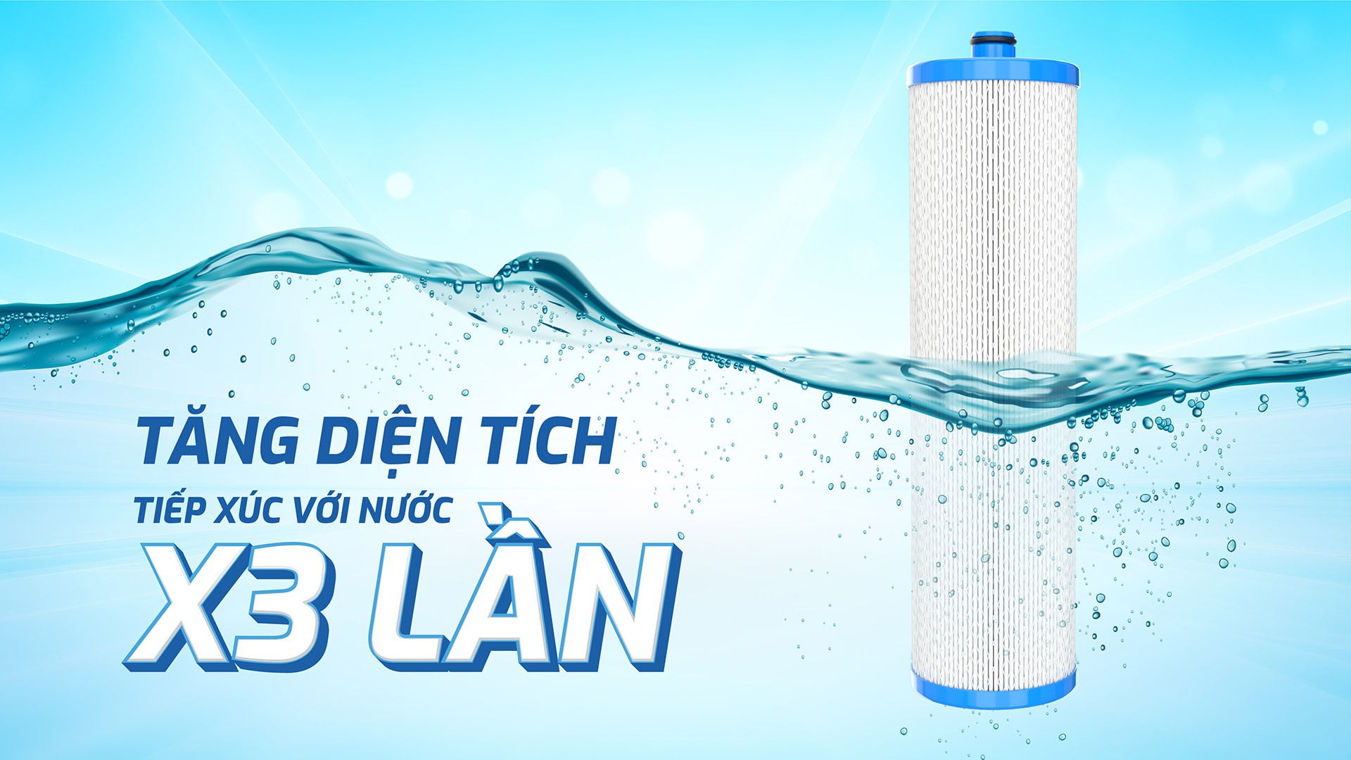 Lõi lọc SMAX Pro V số 1 chính hãng Karofi - Nhân 3 diện tích tiếp xúc