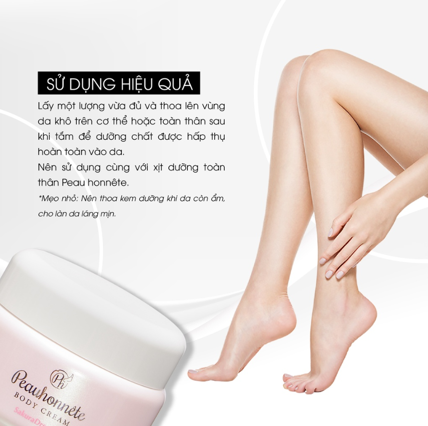 Kem dưỡng thể làm sáng da Peau Honnête Body Cream