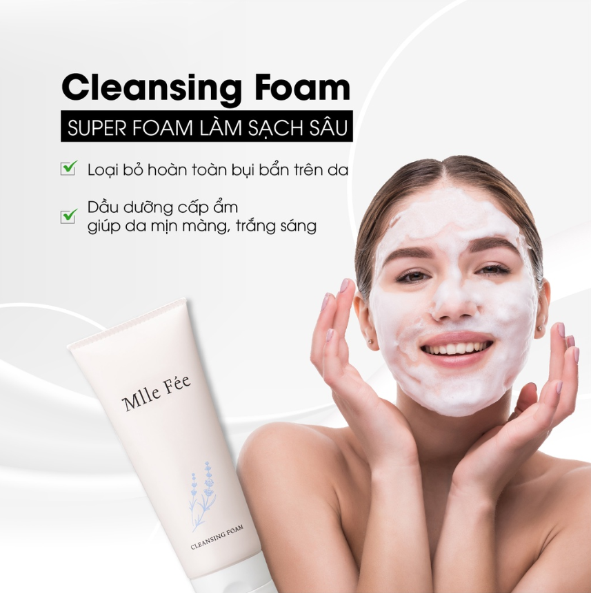 Sữa rửa mặt tạo bọt Peau Honnête MlleFée Cleansing Foam