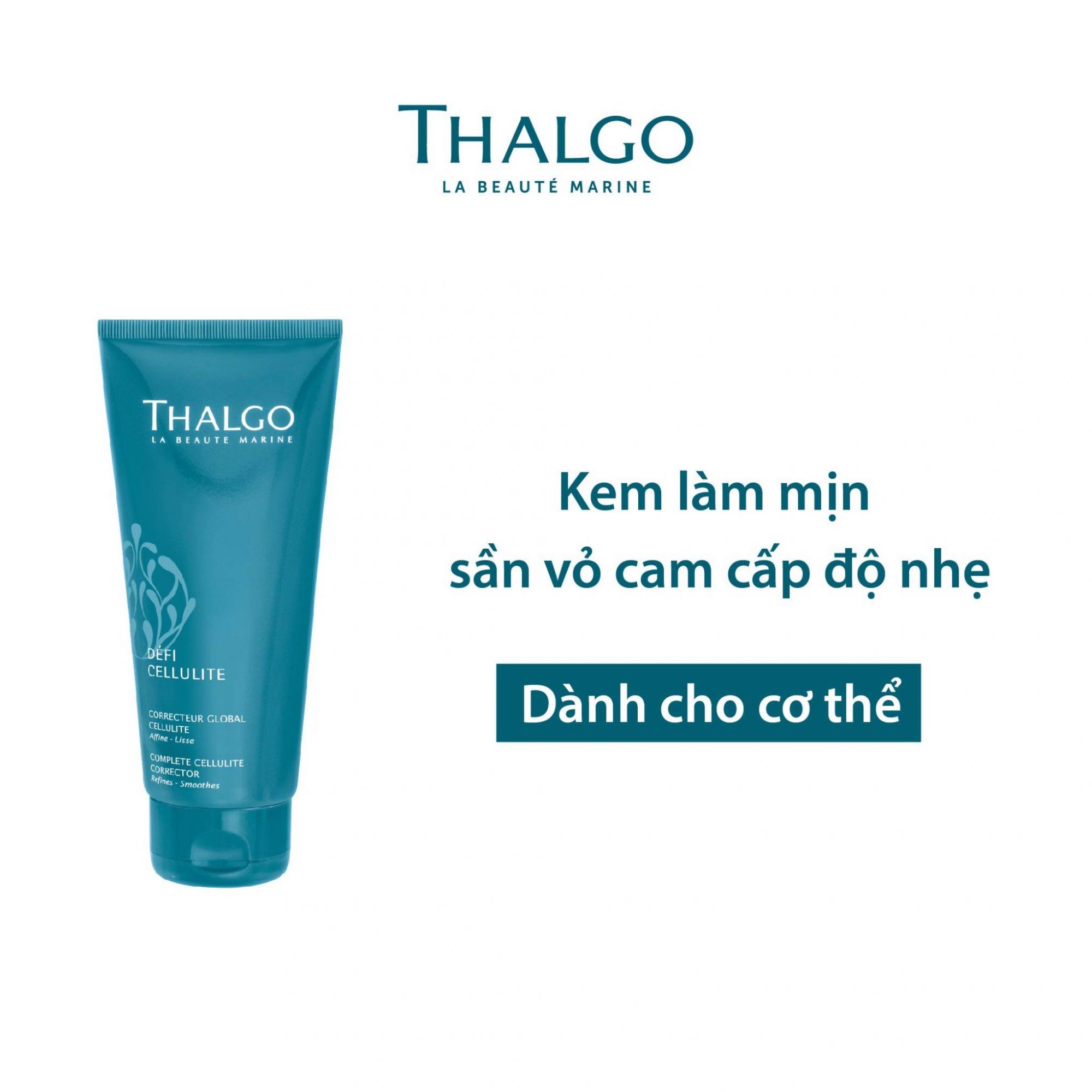 Kem làm mịn sần vỏ cam cấp độ nhẹ Thalgo Complete Cellulite Corrector