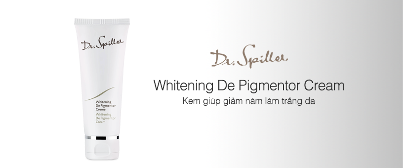 Kem giảm nám và làm trắng da Dr Spiller Whitening De Pigmentor Cream