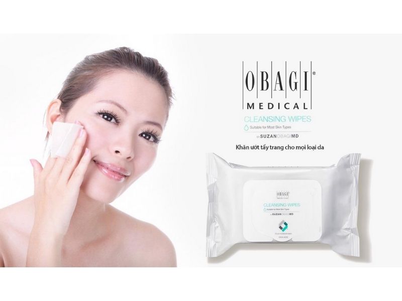 Khăn ướt tẩy trang Suzanobagimd Cleansing Wipes