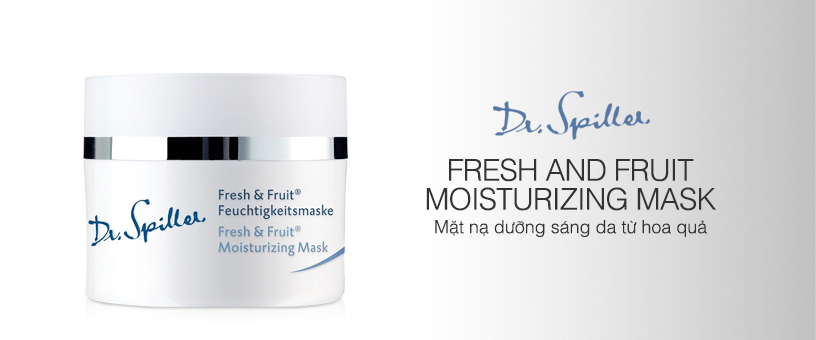 Mặt nạ dưỡng sáng da từ hoa quả nhiệt đới Dr Spiller Fresh & Fruit Mask