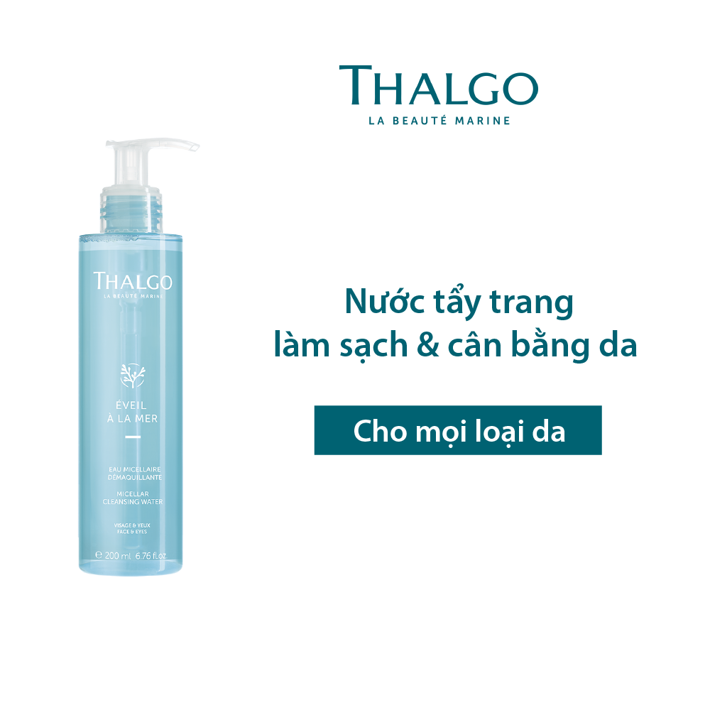 NƯỚC TẨY TRANG NHANH  THALGO MICELLAR CLEANSING WATER 200ML