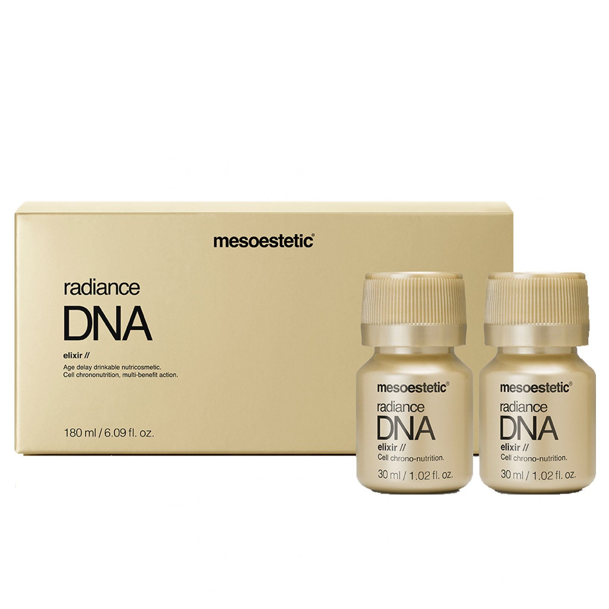 Nước uống dinh dưỡng trẻ hóa da Mesoestetic Radiance DNA Elixir