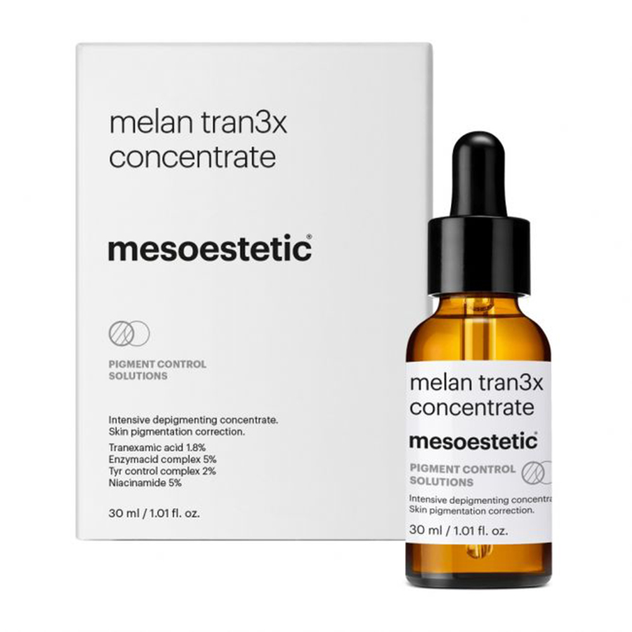 Serum hỗ trợ giảm nám chuyên sâu Mesoestetic Melan Tran3x Concentrate