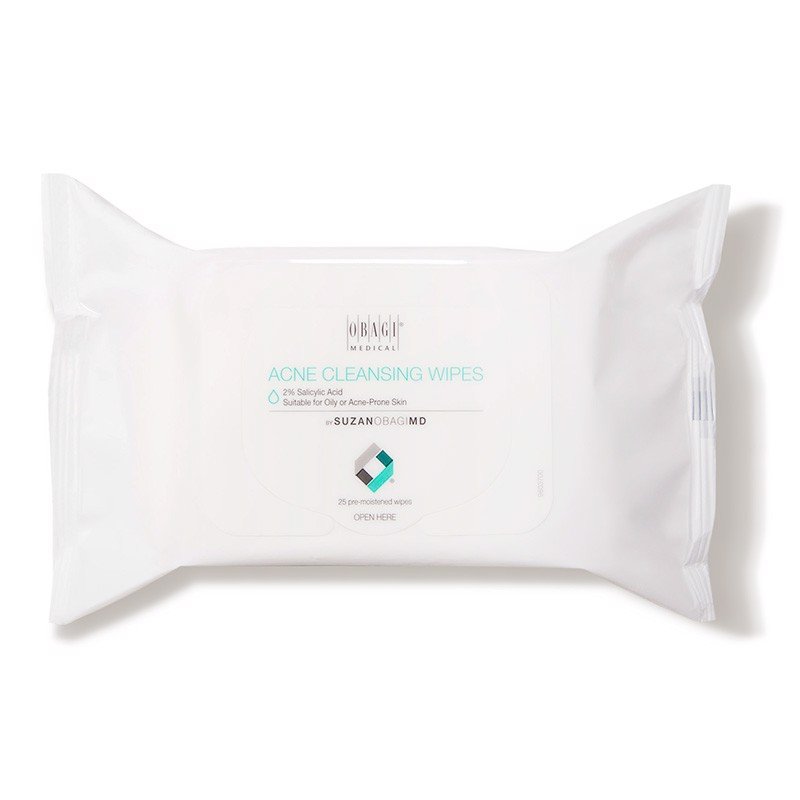 Khăn ướt giảm mụn SuzanObagiMD Acne Cleansing Wipes