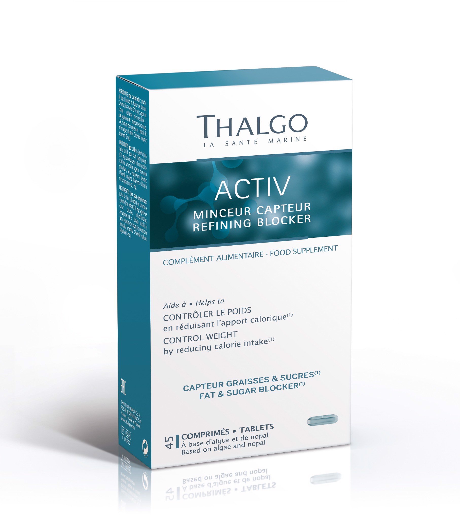 Viên uống hỗ trợ giảm hấp thu đường và chất béo Thalgo Activ Refining Blocker