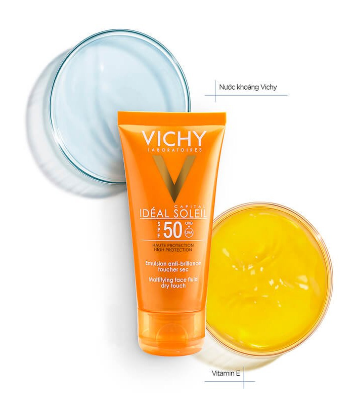 Vichy Ideal Soleil Mattifying Face Fluid Dry Touch SPF 50