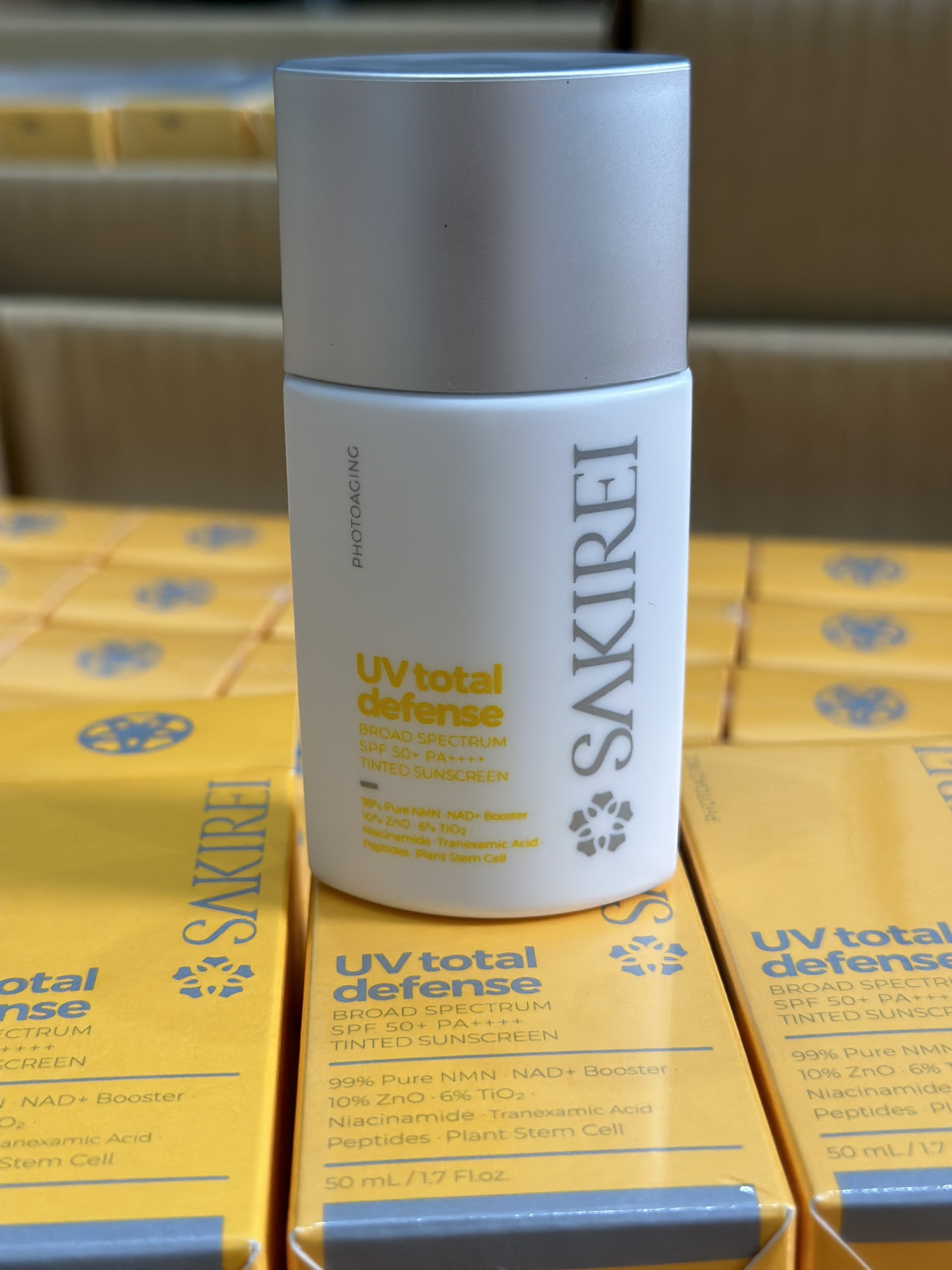 Sakirei UV Total Defense Broad Spectrum Tinted Sunscreen