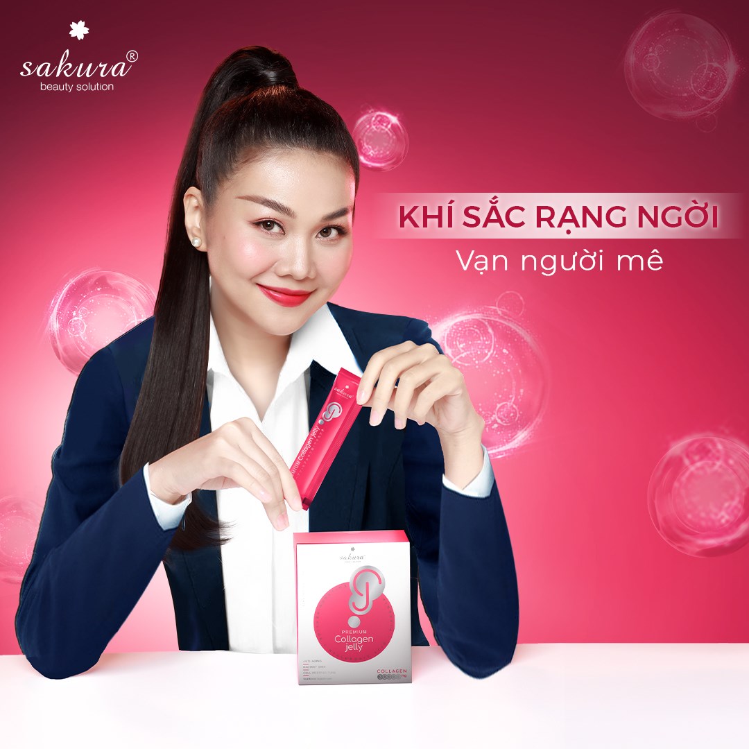 Thạch dưỡng nhan vị đào cao cấp từ nhà Sakura