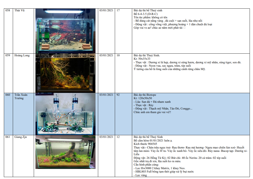 Sen Aquatic - Nhà tài trợ Vàng cho Cuộc thi bể Biotope và Thủy sinh qua ảnh tại Hà Nội