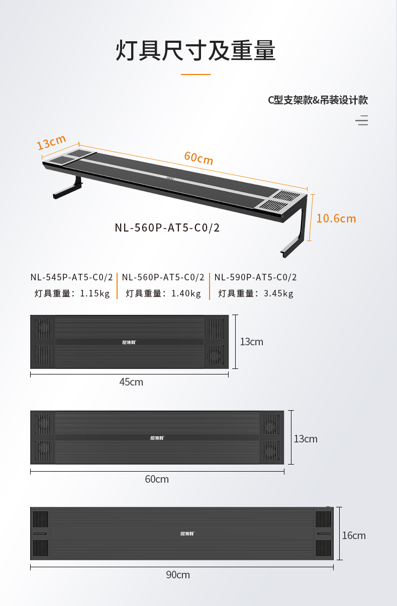 Đèn Netlea AT5 C PRO 4