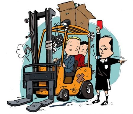 lái xe nâng an toàn