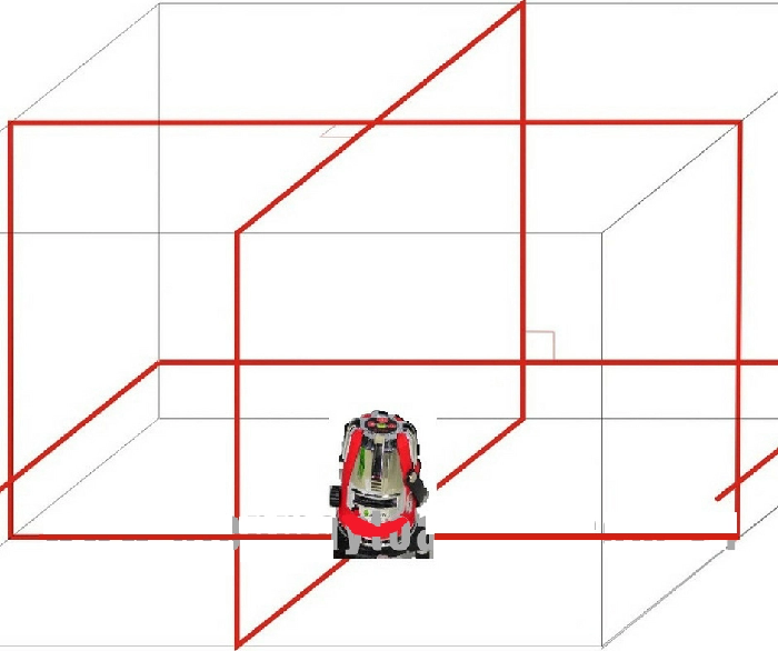 Máy Cân Mực 5 Tia Đỏ Nhạt AL02