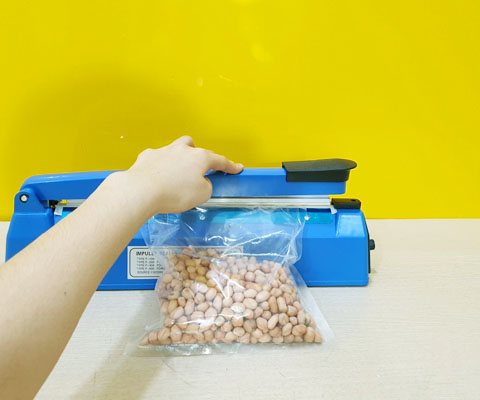 Máy hàn miệng túi dập tay PFS-300 vỏ nhựa