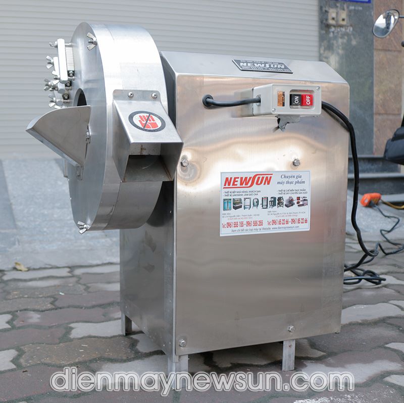 Máy thái lát sợi củ gừng