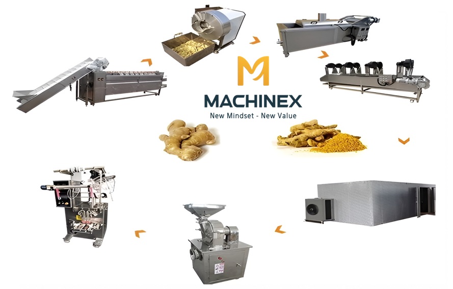 Bột gừng nguyên chất hiện đại
