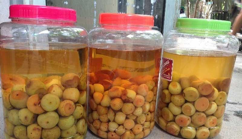ngâm rượu táo mèo không đau đầu