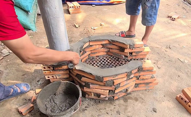 cách xây lò nấu rượu